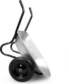 Deuba Roabă de grădină 100 l - stríbrný