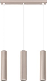 Lustră taupe din metal Gleam – Sollux