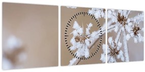 Tablou - Îngheț (cu ceas) (90x30 cm)