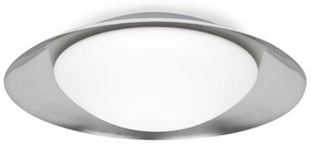 Plafoniera LED moderna SIDE 15W alb/nickel 62141