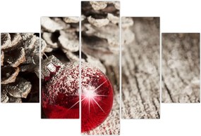 Tablou - Decorațiuni de Crăciun (150x105 cm)