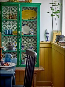 Vitrină verde din lemn de brad suspendată 81x122x22 cm Hazem – Bloomingville