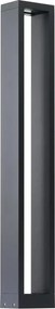 Stalp de exterior CAVALIO 80 IP65 3000K gri inchis