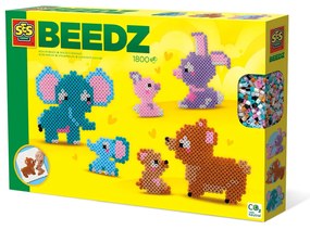 Set creativ Beedz - Margele de calcat Animale dragute de familie