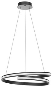 Redo 01-4362 TORSION - lustră LED dimmabilă suspendată pe cablu, 40W/230V, neagră