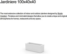 Jardiniera plante design decorativ exterior/interior JARDINIERE 100x40x40cm