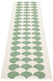 Covor tip traversă pentru interior și exterior verde/crem 70x250 cm Poppy Oregano – Pappelina