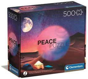 Colorat Starry Night Puzzle de pace Desert 500 de piese de Clementoni