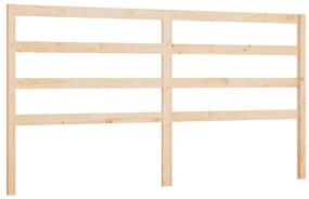 Tablie de pat, 186x4x100 cm, lemn masiv de pin Maro, 186 x 4 x 100 cm, 1