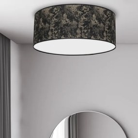 Plafonieră SATINO 2xE27/60W/230V neagră/aurie