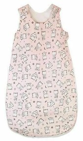 KidsDecor - Sac de dormit fara maneci Baby bear 95 cm din Bumbac, 95x36 cm, 12-24 luni, Tog 2.5, Roz