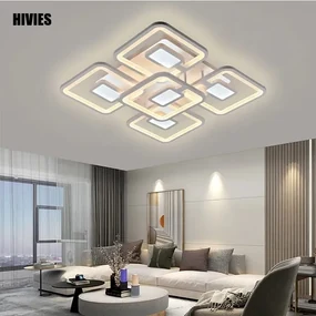 Lustra LED Cu Telecomanda, Elit's Esn M025/4+1, 180W, Alb