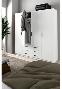 Șifonier alb 196x200 cm Sprint – Tvilum