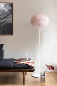 Abajur modern cu pene de gasca EOS roz, 45cm