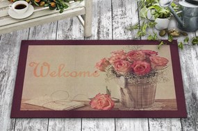 Covor intrare 742TMA8166, 45x70 cm, forma dreptunghiulara, pasla/PVC,