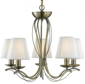 Candelabru stil clasic cu 5 brate Andretti alama antic 9825-5AB SRT