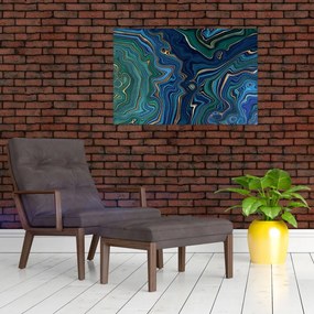 Tablou - Marmură de agat (90x60 cm)