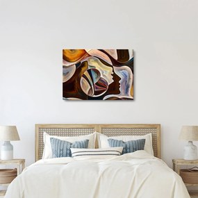 Tablou - Abstractizarea capetelor (70x50 cm)