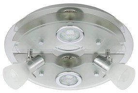 Briloner 3560-042 - LED Plafonieră spot VASO 2xGU10/3W + 2xE14/3,2W/230V