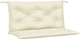 vidaXL Perne bancă de grădină 2buc., crem, 100x50x7cm, textil oxford