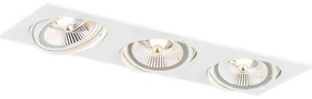 Argon 6115 - Plafonier OLIMP 3xGU10-AR111/12W/230V alb