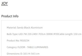 Lampa LED de birou moderna design minimalist JOY