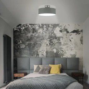 Plafonieră Briloner 3375-024 1xE27/40W/230V d. 30 cm gri