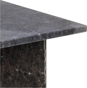 Măsuță de cafea neagră din marmură 90x90 cm Vega – Actona