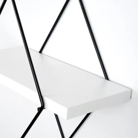 SET 2x raft de perete alb