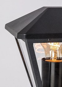 Aplica pentru iluminat exterior design modern IP44 Paravento negru