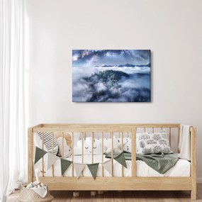 Tablou pădurii în ceață (90x60 cm)