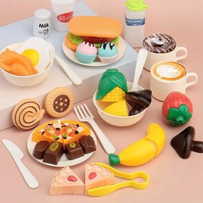 Bucatarie de jucarie vis, roz