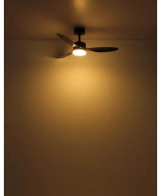Ventilator LED dimabil de tavan Globo 03608 BLACKWELL LED/20W/230V + telecomandă