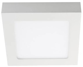 Plafonieră LED 18W/230V, 22,5 x 22,5 cm, albă