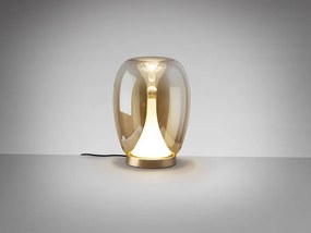 Veioza LED moderna design decorativ Suspiro gold/amber