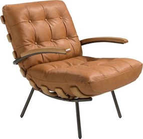 Fotoliu LUX design italian Cowhide brown