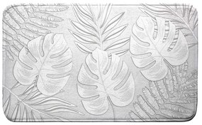 Covoraș de baie gri deschis 45x75 cm Amber – douceur d'intérieur