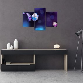 Tablou - Flutute în lavandă (90x60 cm)