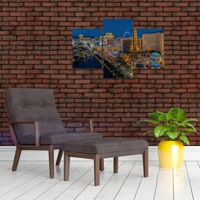 Tablou cu Las Vegas nocturn (90x60 cm)