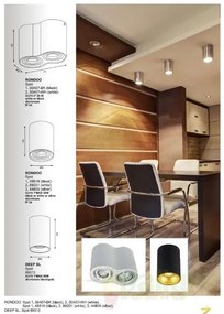 Spot modern aplicat Rondoo 89201