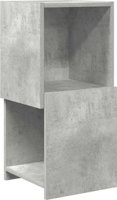 vidaXL Dulap de colț Gri din beton 30,5x30x65cm Lemn compozit