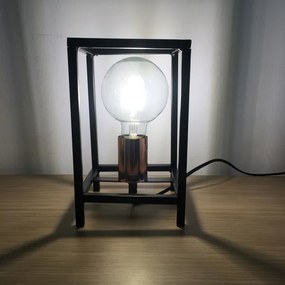 Lampă de masă ONLI FLOKI 1xE27/15W/230V 20 cm negru/cupru