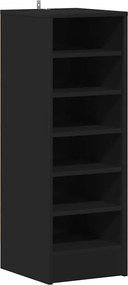 vidaXL Pantofar, negru, 31,5x35x90 cm, PAL