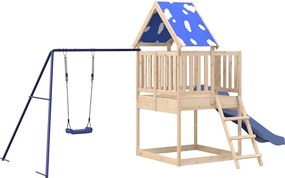vidaXL Set de joacă pentru exterior, lemn masiv de pin