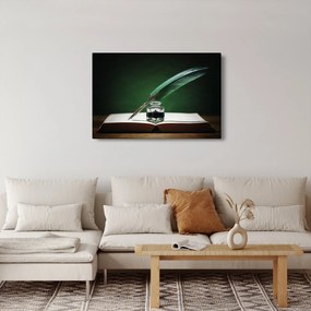 Tablou cu stilou sriind (90x60 cm)