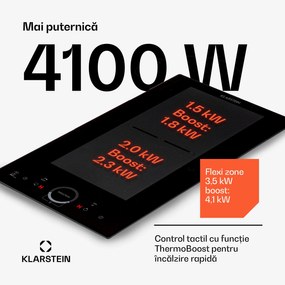 Delicatessa Slim, plită pe inducție, 3500 W, timer, negru