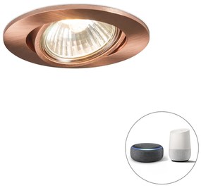 Spot inteligent încastrat cupru reglabil, inclusiv Wi-Fi GU10 - Cisco