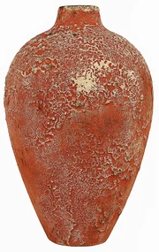 Vază ceramică YL742 Patina, roșie