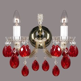 Aplica Maria Theresa cristal Bohemia N24 050/02/1 ruby