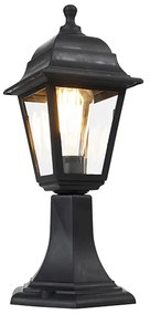 Baliză clasică de exterior neagră 44 cm IP44 - Capital